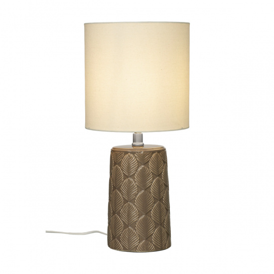 BODIL bordslampa, brun/beige