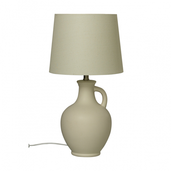 ATHENA bordslampa, naturvit