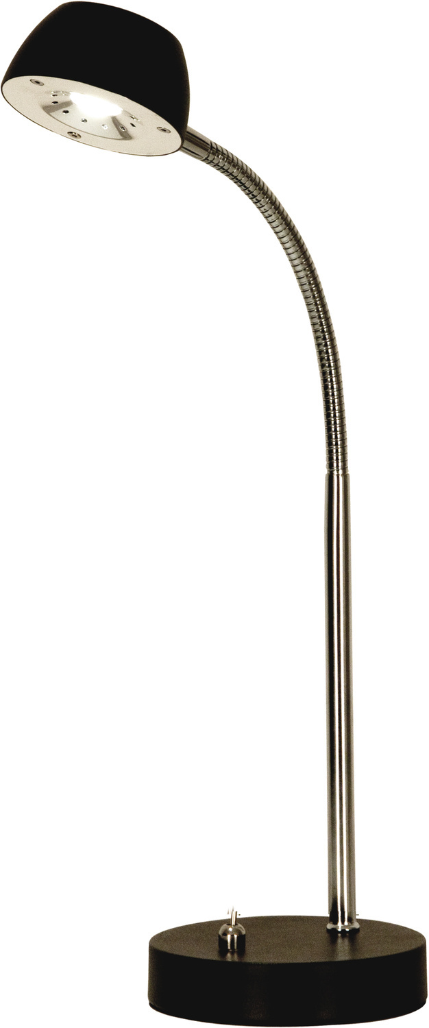 JUNO bordlampa, svart/krom