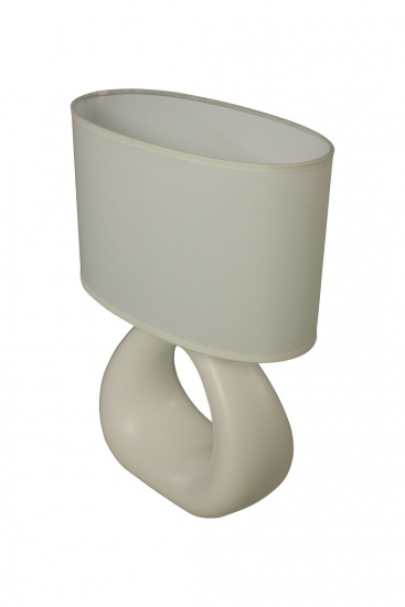 ELENI bordslampa, naturvit/naturvit