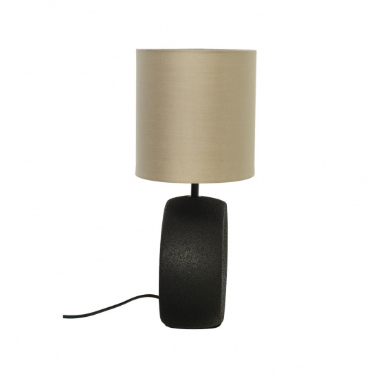ELLIPSE bordslampa, svart/beige