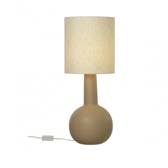 ELEANA Bordlampa - Brun/Beige - h�jd 66cm