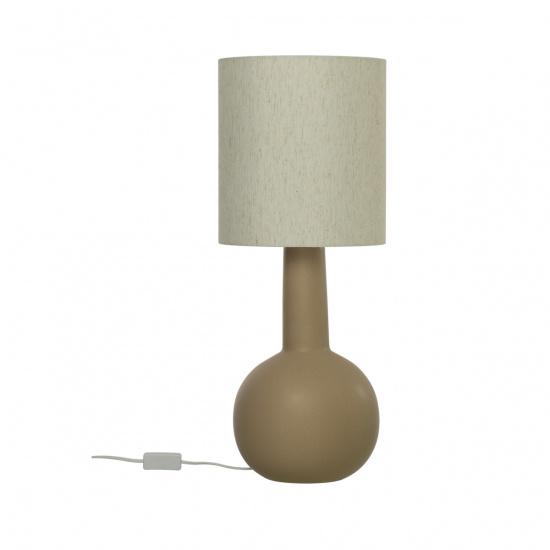 ELEANA Bordlampa - Brun/Beige - h�jd 66cm