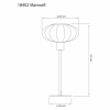 MAMSELL bordslampa liten, svart/varmgrå MAMSELL bordslampa liten, svart/varmgrå