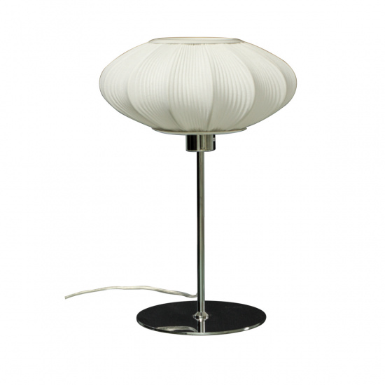 MAMSELL Bordlampa - Stor - Krom/Vit - H�jd 45cm