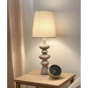 NINA bordslampa, beige/naturvit NINA bordslampa, beige/naturvit