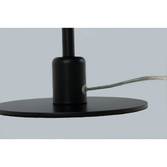 NEW AUGUST bordslampa liten, svart/vit