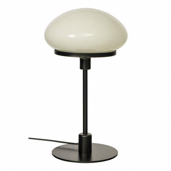 NEW AUGUST bordslampa stor, svart/vit