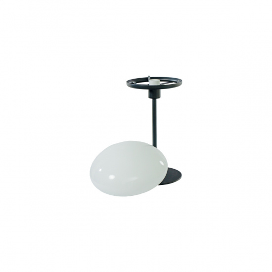 NEW AUGUST bordslampa stor, svart/vit