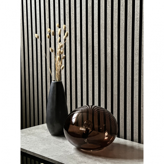 GLOBUS bordslampa 24cm, brun