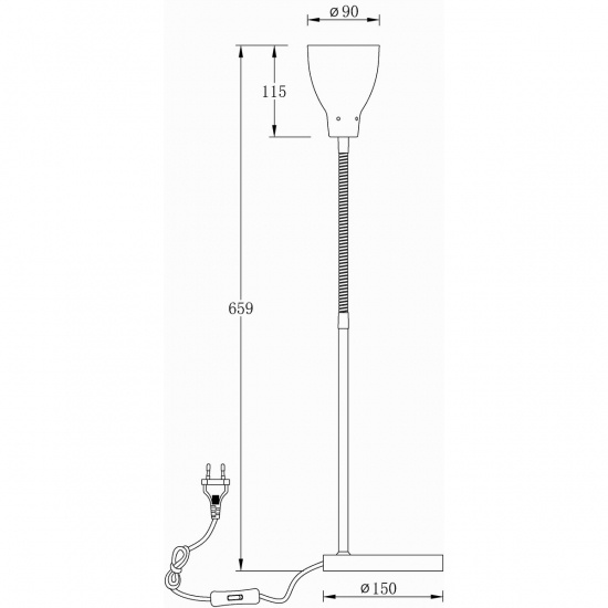SAREK bordlampa, st�l
