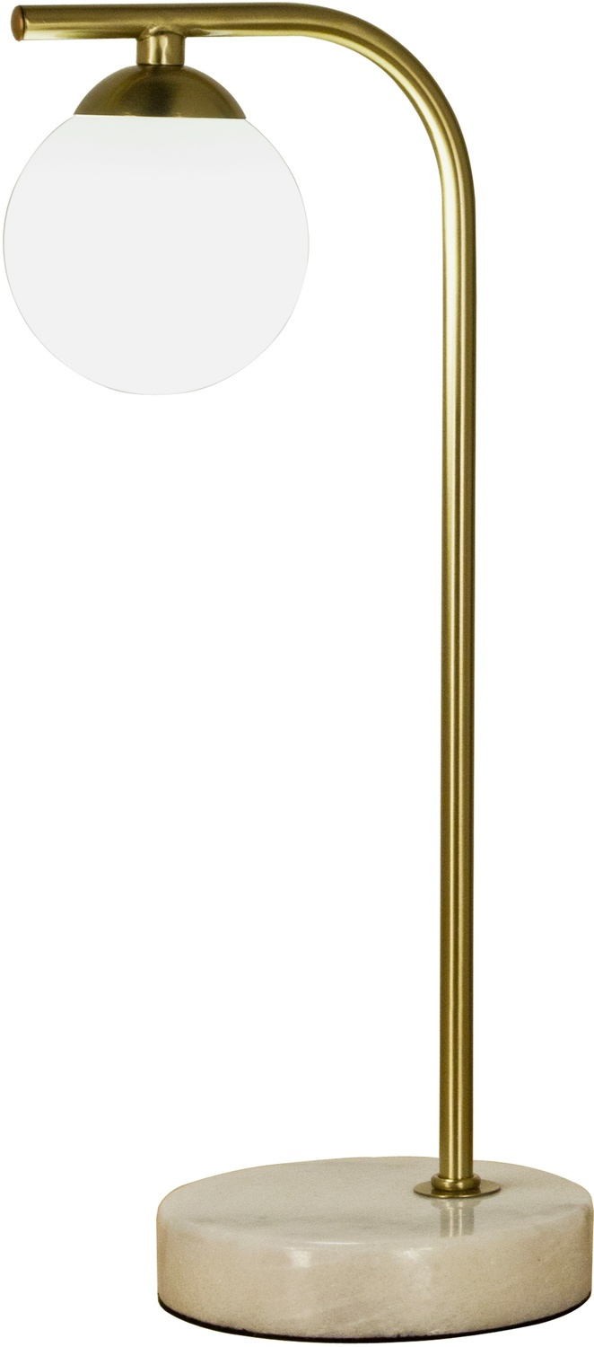 ORFEUS Bordlampa, Matt m�ssing/Marmor