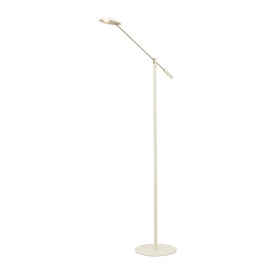 CADIZ golvlampa, vit/st�l