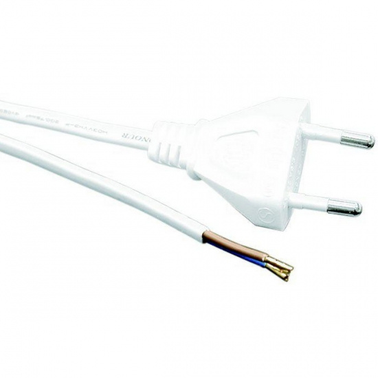 Sladdst�ll 2M, EU, Vit, Flat 2x0,75