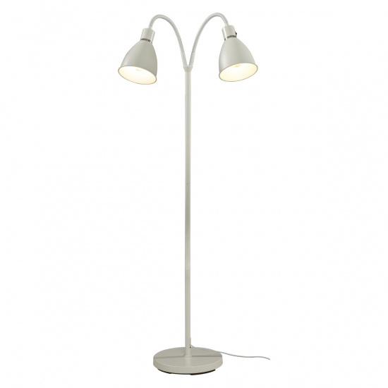 IDRE golvlampa 2-arm, vit