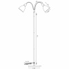 IDRE golvlampa 2-arm, vit IDRE golvlampa 2-arm, vit