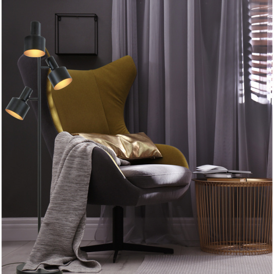 FERDINAND golvlampa 3:a, svart