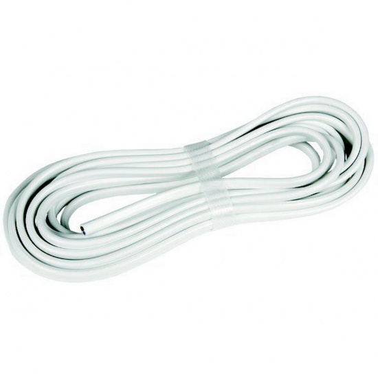 Lampsladd 5m, Vit, Flat 2x0,75