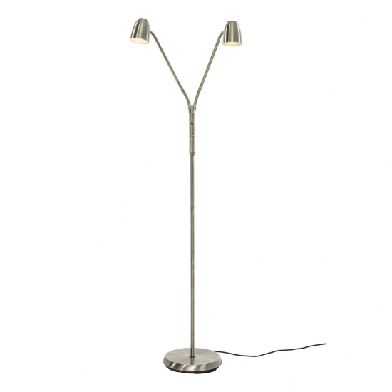 SANDNES golvlampa dubbel, st�l