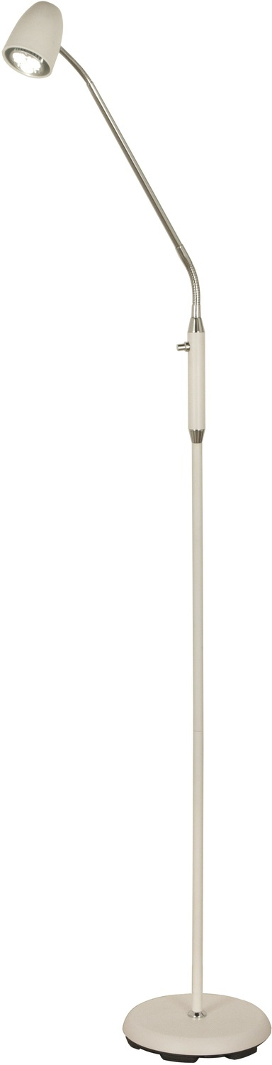 SANDNES golvlampa. vit