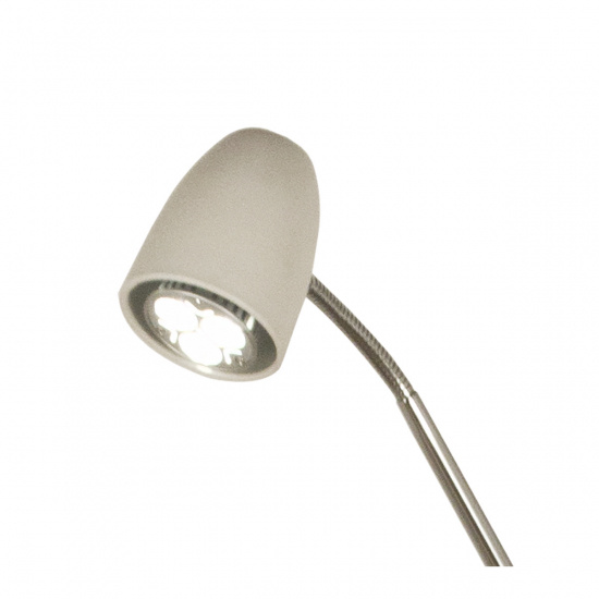 SANDNES golvlampa. vit