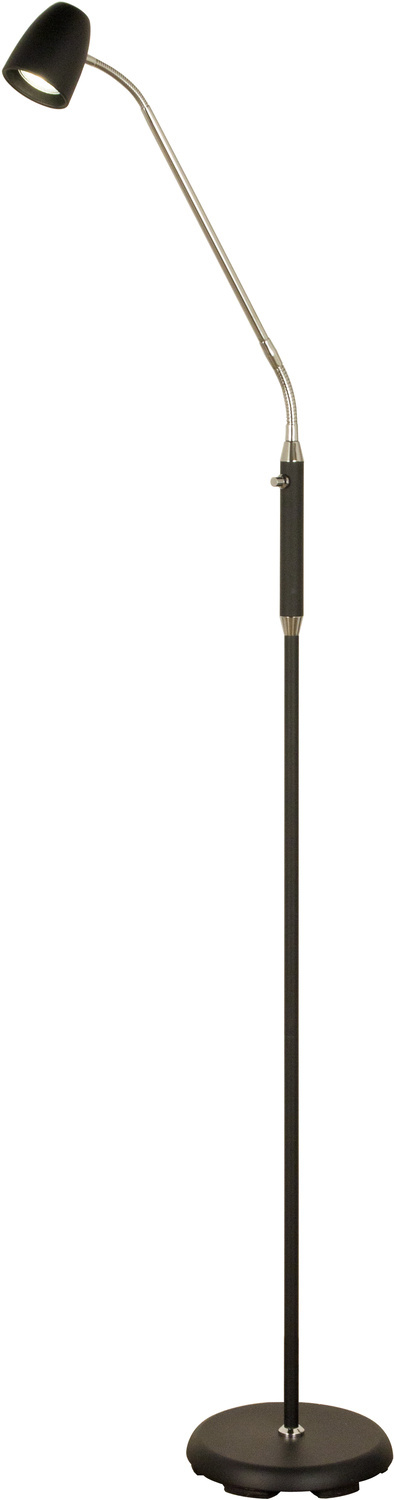 SANDNES golvlampa. svart