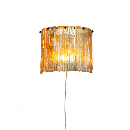 ABELONE V�gglampa, Amber/Svart