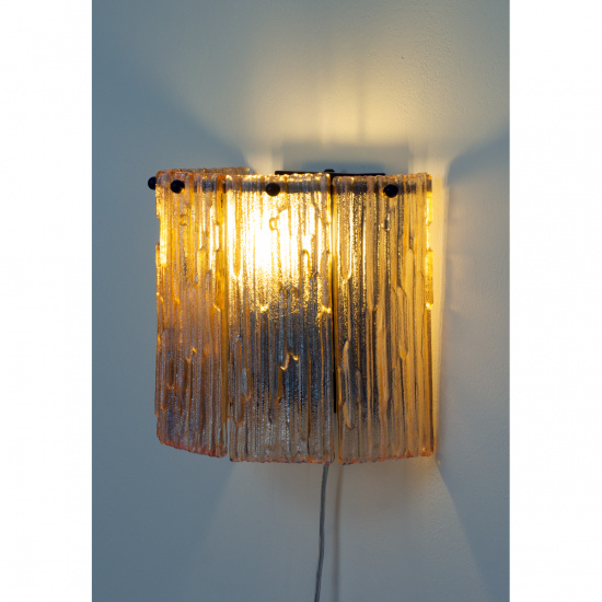 ABELONE V�gglampa, Amber/Svart