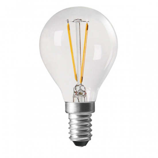 Shine LED Filament, Klot Clear E14