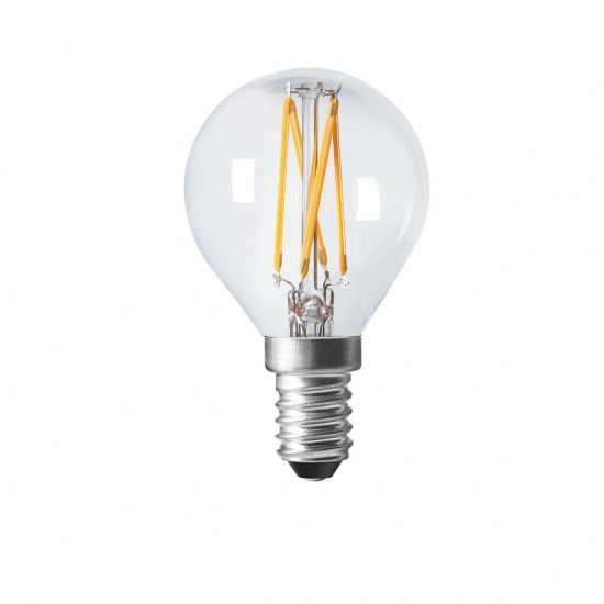 Shine LED Filament, Klot Clear E14