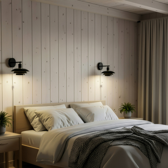 EPSILON V�gglampa, Svart