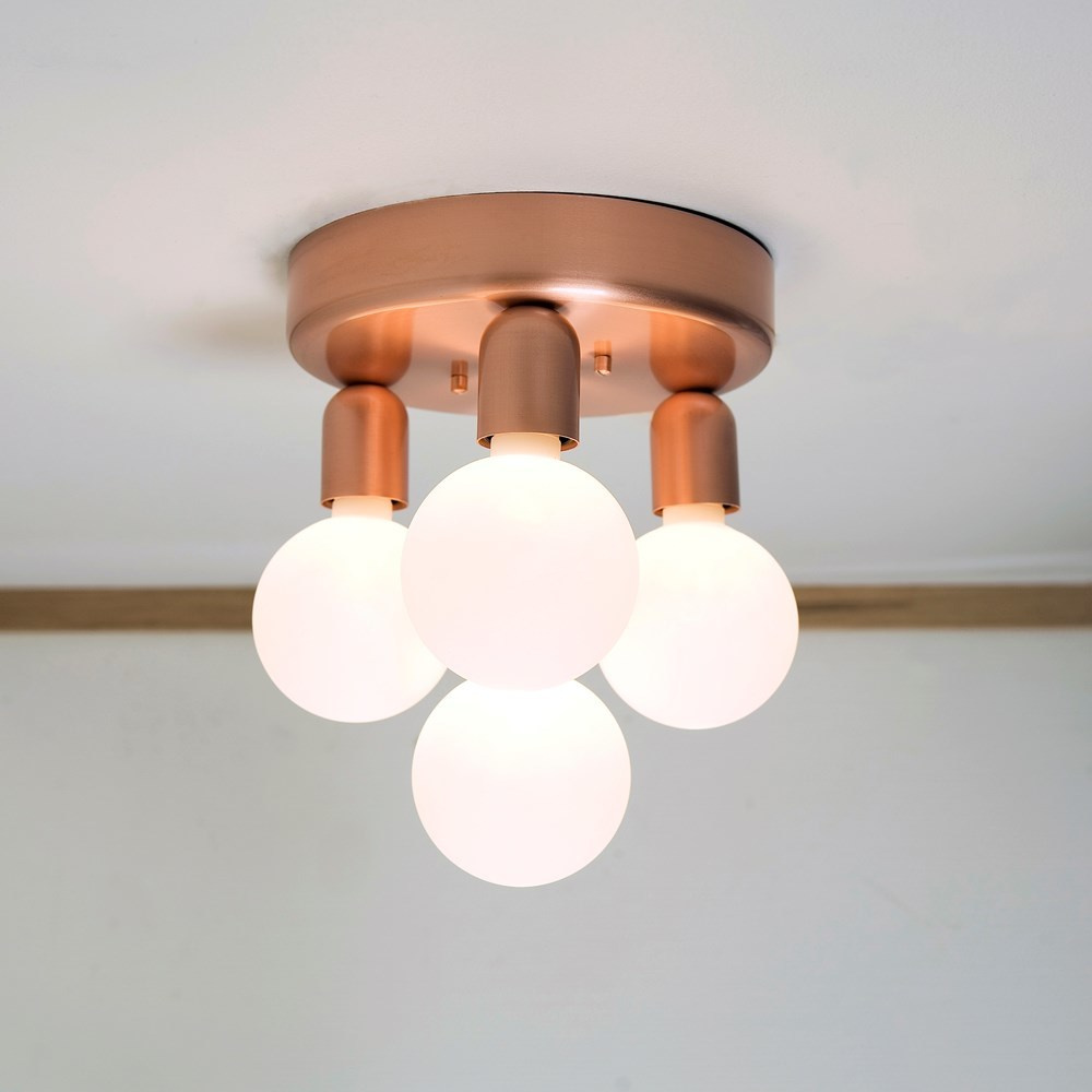 Regal plafond 4 D230 aluminium E27