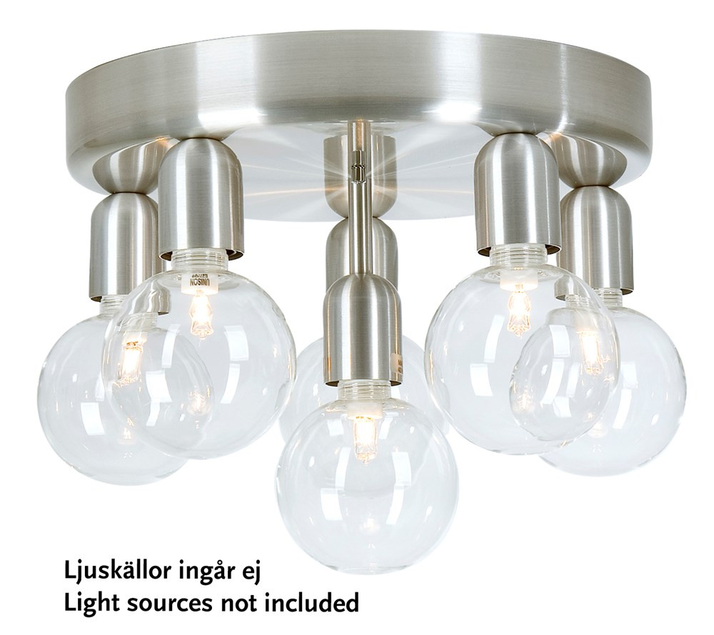 Regal plafond 6 D320 aluminium E27