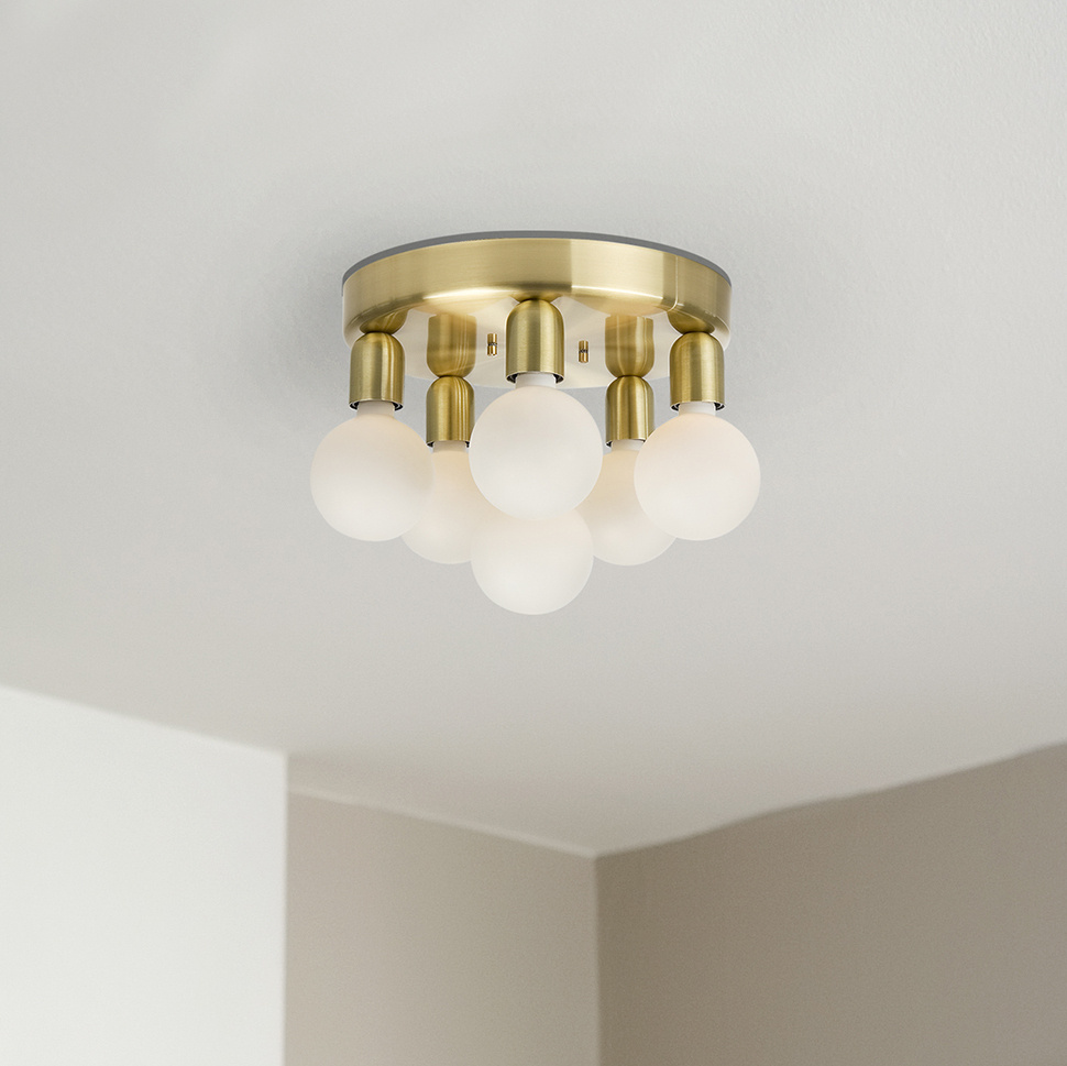 Regal plafond 6 D320 aluminium E27