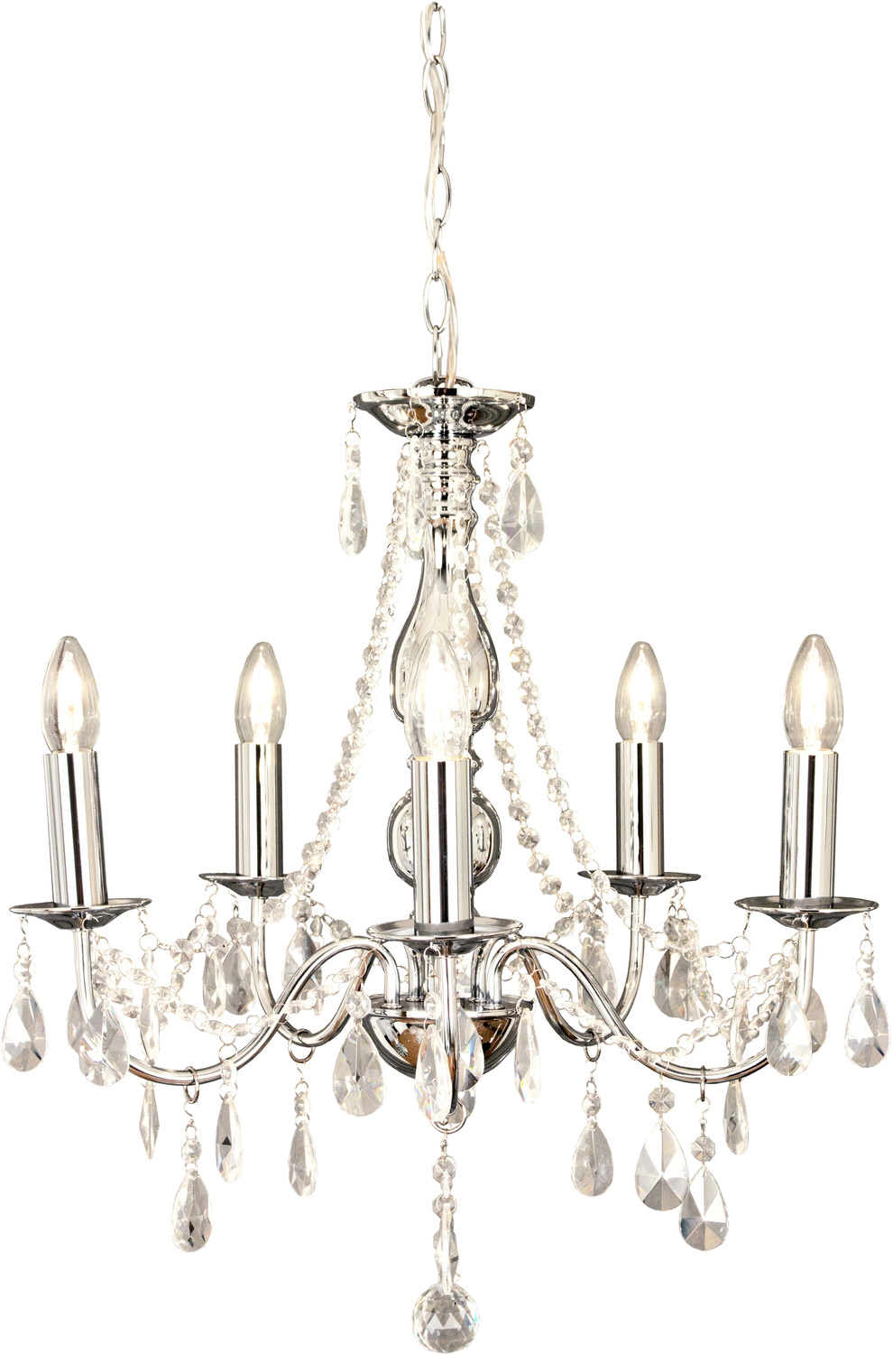 GRANVILLE takkrona krom/klar