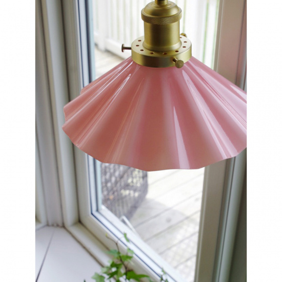 AUGUST F�nsterlampa - Rosa - Diam 25cm