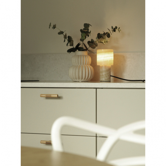 LUCIE Bordlampa - Marmor - H�jd 16cm