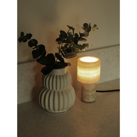 LUCIE Bordlampa - Marmor - H�jd 16cm