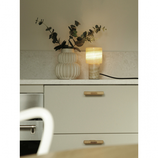 LUCIE Bordlampa - Marmor - H�jd 16cm