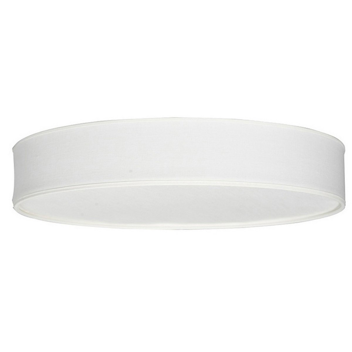 Soft plafond D600 vit linne E27