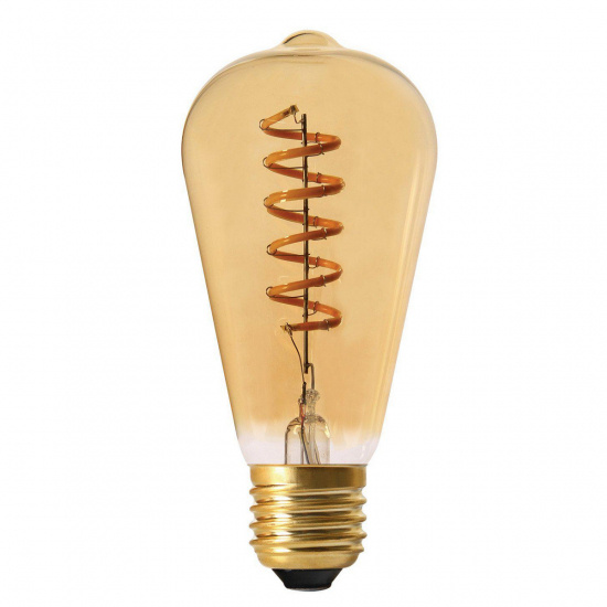 Elect Spiral LED Fil, Edison Gold 64mm