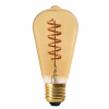 Elect Spiral LED Fil - Edison Gold 64mm