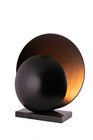 Bordslampa Orbit Svart/svart marmor