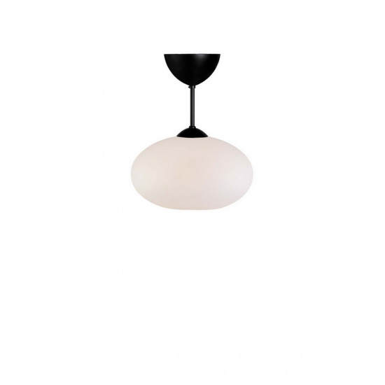 Bullo plafond D270 mattsvart/opalglas E27 m stag