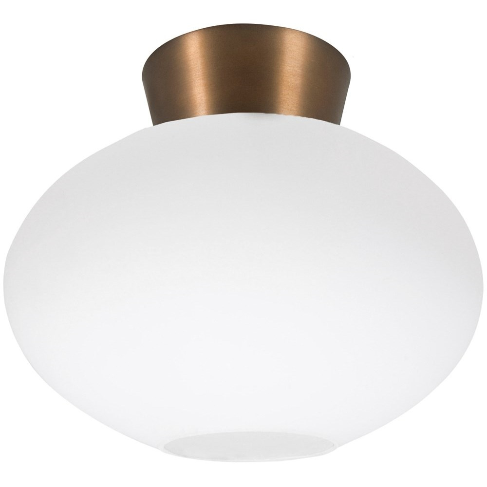 Bullo ceiling D270 oxide/opal glass E27