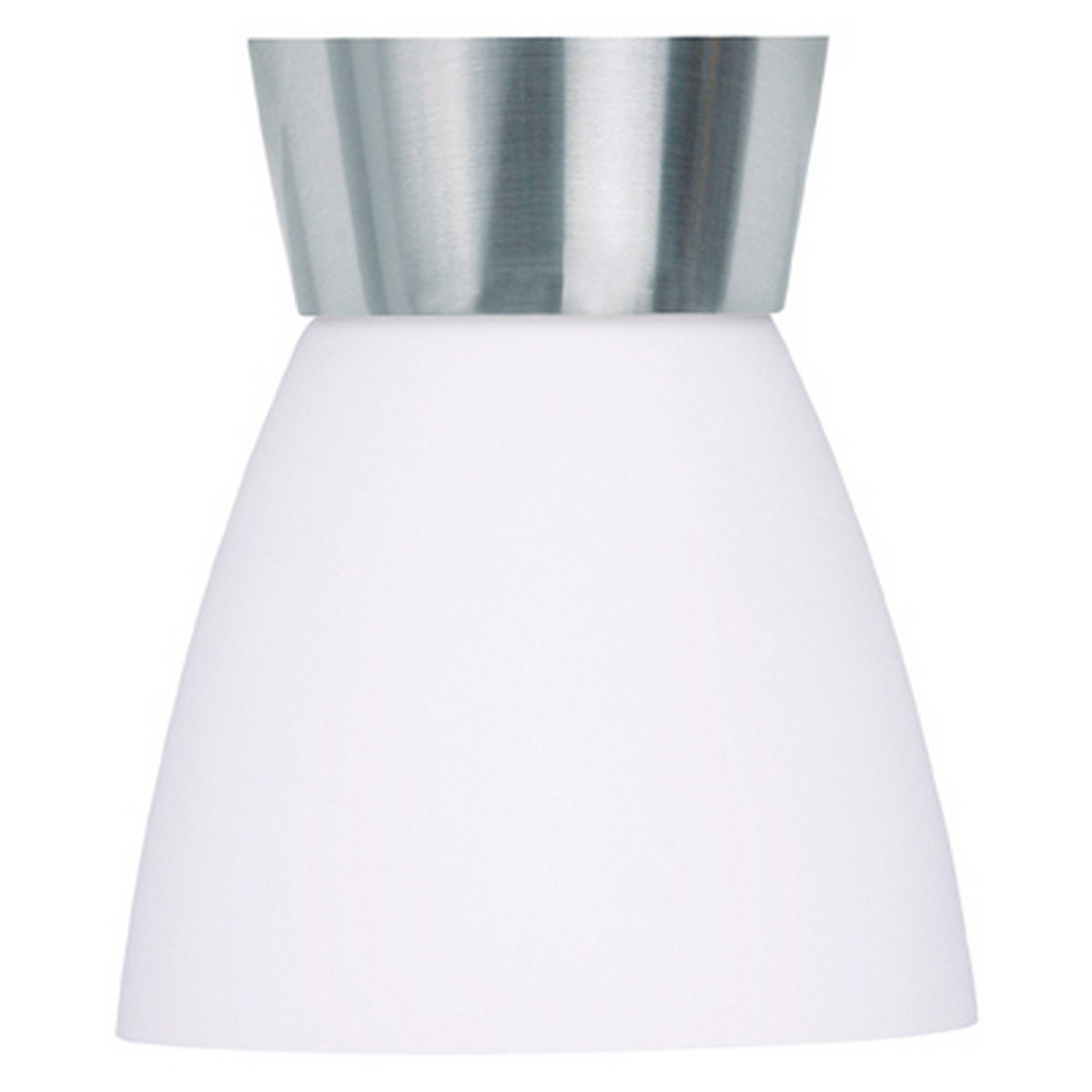 Bizzo plafond D165 aluminium/opal glas E27