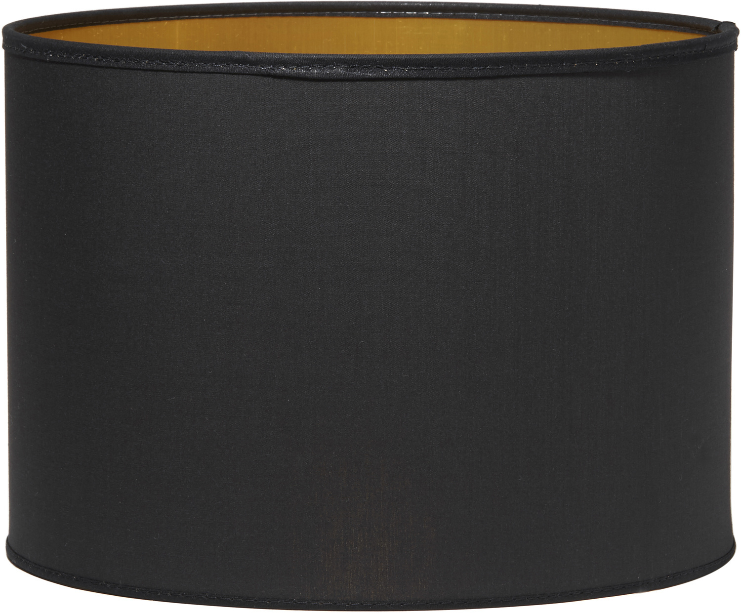 Sara Lampsk�rm, Svart/Guld 25cm