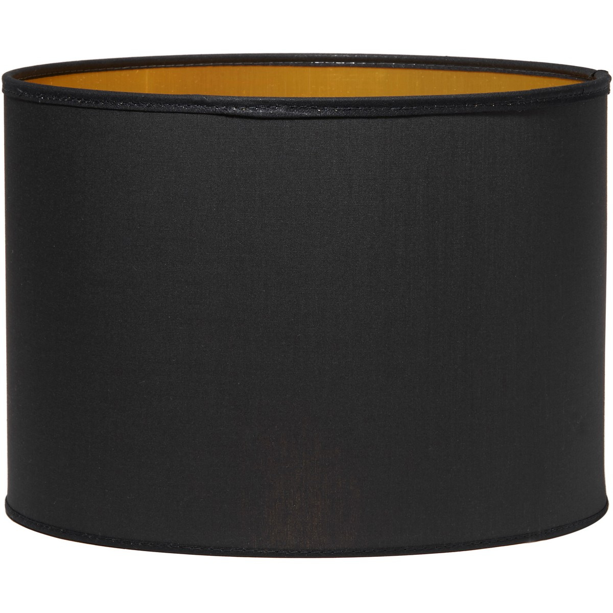 Sara Lampsk�rm, Svart/Guld 35cm