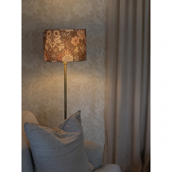 SARA Dahlia Lampsk�rm - Brun - 35cm