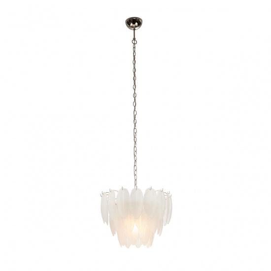 ADRIANA Taklampa, Silver/Frostad